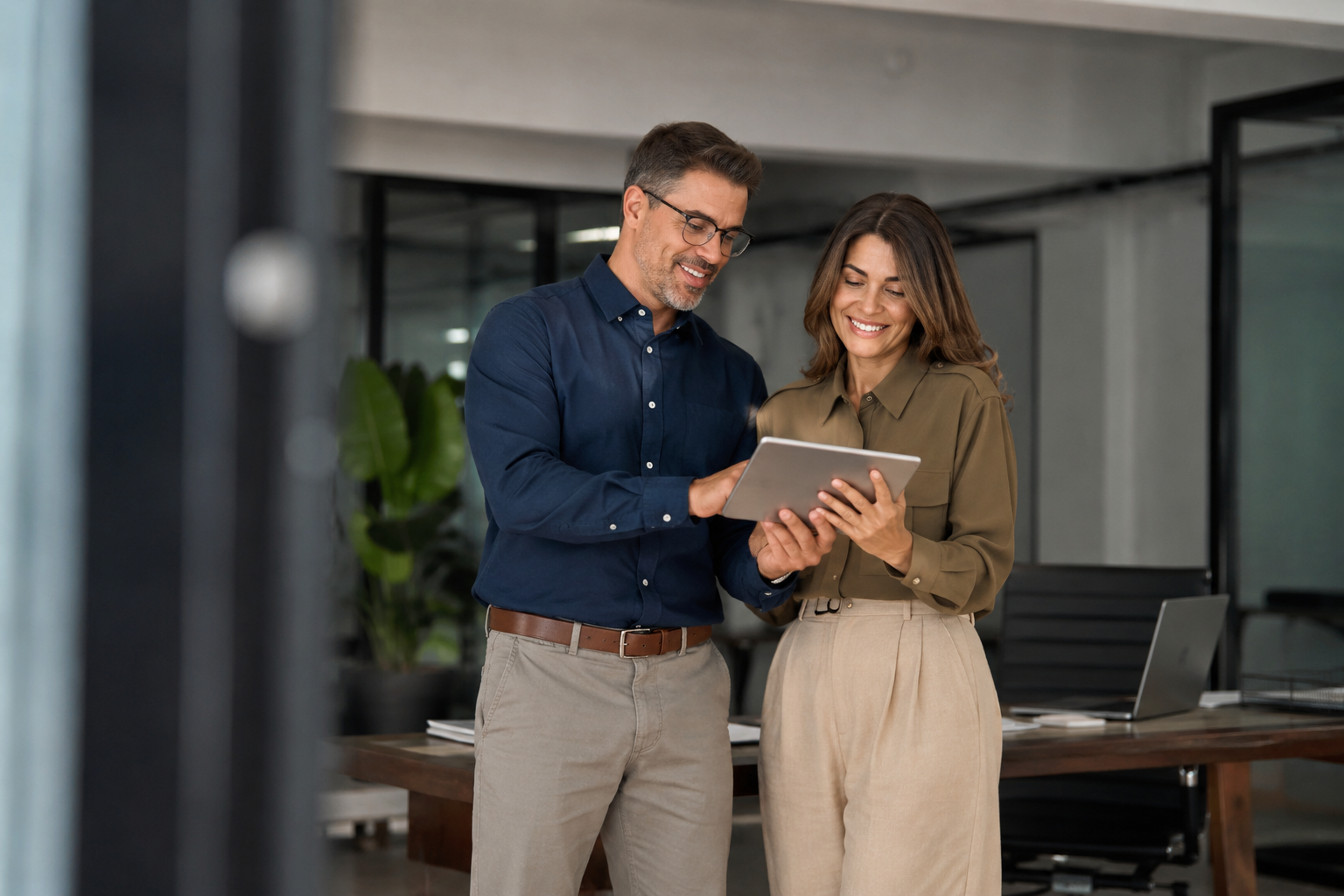 Business owner using the Three Peaks Client Portal for simplified invoicing