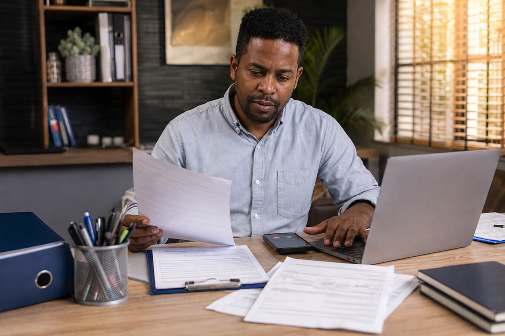 South African business owner managing separate onboarding documents, a mandate, and customer details across disconnected systems.